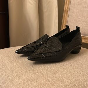 Jeffery Campbell Embossed Loafers